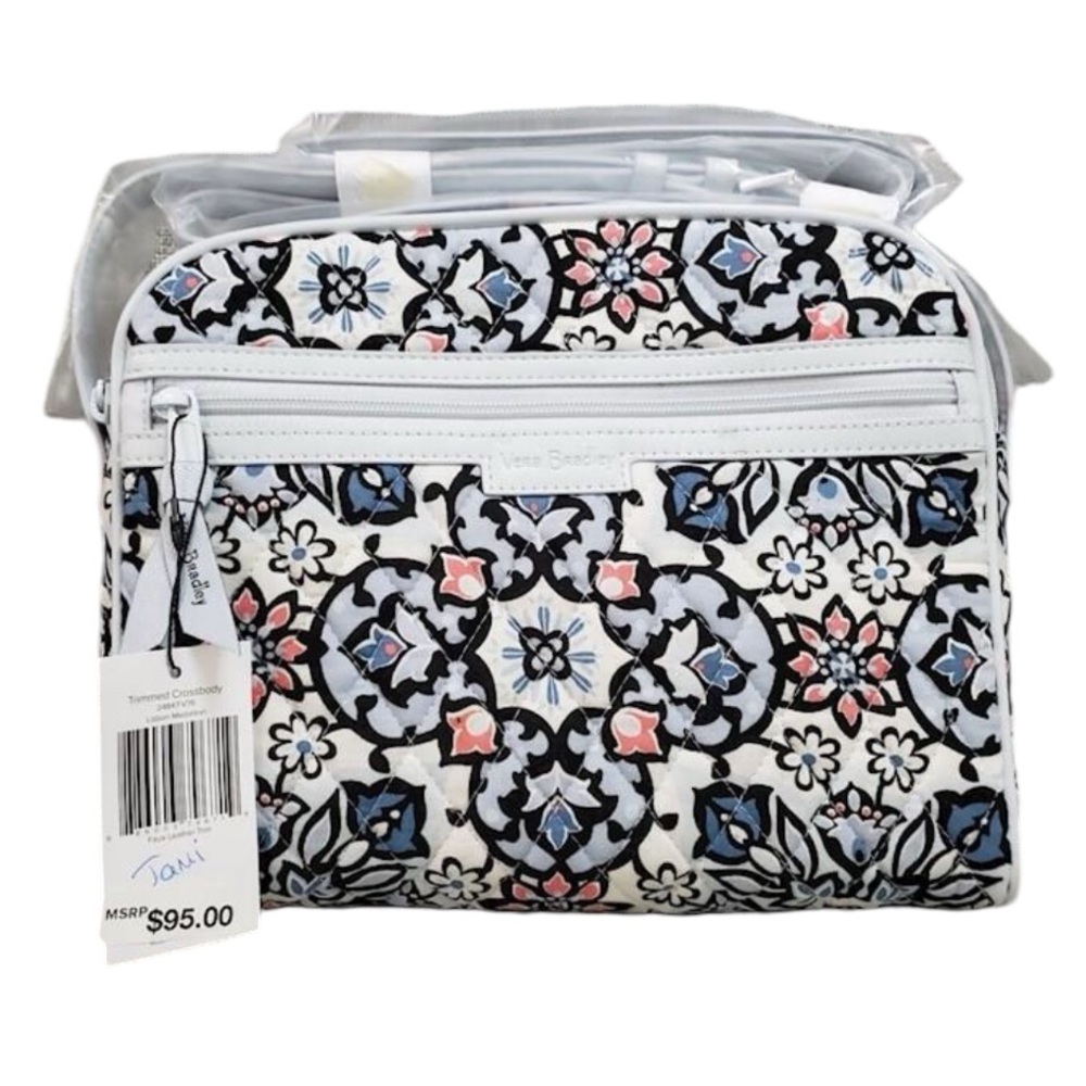 Vera Bradley Lisbon Medallion Trimmed Crossbody purse 24847-V76 Msrp $95
